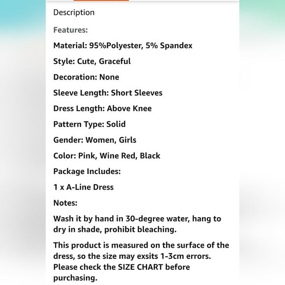 Burghundy V-NECK Skater Dress M - Picture 14 of 14